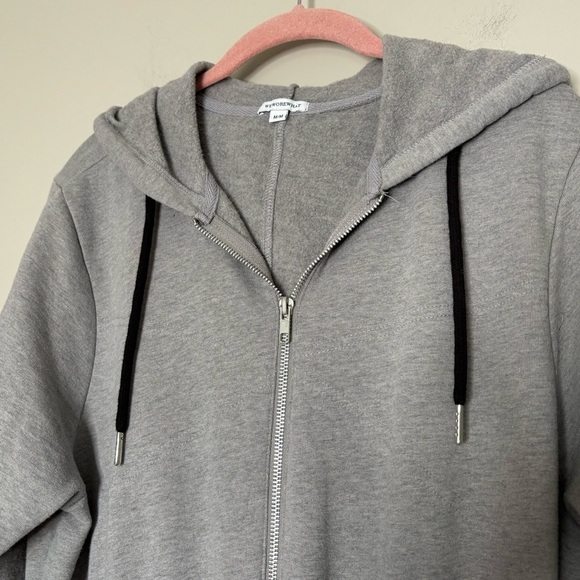 WeWoreWhat Leisure Suit Gray Sweatsuit Jumpsuit Onesie - Picture 6 of 11